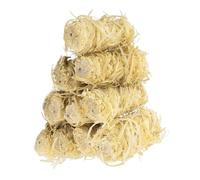NUOBESTY Iniciadores de Fuego de Leña Naturales para Estufa y Parrilla, Madera Resistente al Viento, Fácil Encendido, Paquete de 50 Piezas para Bush Craft y Survival