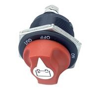 NUOBESTY Interruptor de Aislamiento de Batería 12v-24v 100A para Rv Atv Automóvil Barco Utv y Vehículos Recreativos Desconexión Segura para Corte de Alimentación y Ahorro de Energía