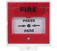 NUOBESTY Interruptor y Reducción de Falsas Alarmas para Evacuación de Edificios de Alarma de Emergencia Manual de Plástico Alta Sensibilidad y Sistemas Comerciales de Seguridad