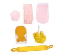 NUOBESTY Juego de 2 Sets de Esponjas Depuradoras para Espalda Flores de Baño, Exfoliación Corporal y Eliminación de Piel Muerta, Accesorio Práctico para Ducha