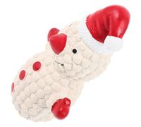 NUOBESTY Juguete Navideño de Látex para Perros Sonido Interactivo y Masticable Diseño de Papá Noel y Muñeco de Nieve Juguete para Entrenamiento y Juego Doméstico Adecuado para