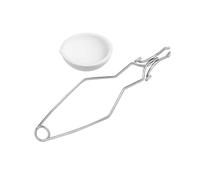 NUOBESTY Kit de Fundición de Joyería Portátil con Crucible y Pinzas Resistente Altas Temperaturas Compacto para Fundir Metales Herramientas Profesionales para Metalurgia y Elaboración de