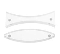 NUOBESTY Kit de Lentes Ópticas de Prisma Cóncavas y Convexas, 2 Piezas, Equipo Didáctico para Enseñanza y Prácticas en Laboratorio de Física