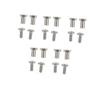 NUOBESTY Kit de Reparación de Gafas Tornillos de Repuesto Metal Plata, 2 Sets para Gafas de Lectura y Sol Buen Efecto de Fijación