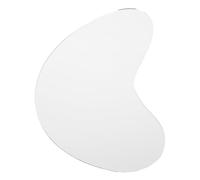 NUOBESTY Lago Navideño Curvo de Acrílico en Forma de Media Luna, Espejo Decorativo de Agua para Pueblo de Escritorio, Accesorio Paisajístico para Decoración Invernal, 1 Pieza