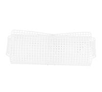 NUOBESTY Lámina de Malla Plástica para Bolsas DIY Plástico Resistente con Uniformes Uso Bordado y Manualidades para Proyectos de Crochet y Personalización de Bolsos