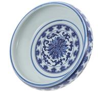 NUOBESTY Lavador de Pinceles de Cerámica para Caligrafía China, Práctico y Elegante Bandeja para Lavar Pinceles y Jarra de Agua Clásica