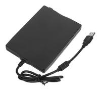 NUOBESTY Lector de Disco Duro Externo a USB, Unidad de Disquete Externa de ABS Negro para Ordenador portátil