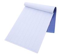NUOBESTY Libro de Contabilidad para Oficina y Almacén Diseño Elegante, Gestión de Inventario y Seguimiento Financiero en Papel Azul