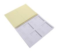 NUOBESTY Libro de Registro de Mensajes Telefónicos A4 con Duplicado sin Carbón, Papel Azul, 2 Partes y Encuadernación en Espiral para Oficina y Escuela