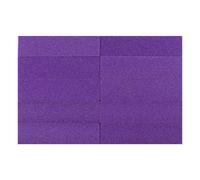 NUOBESTY Limas de Uñas Esponja para Pulir 10 Piezas Bloque de Pulido de Cuatro Lados Morado Herramienta de Manicura para Uñas Naturales y Postizas Uso Profesional y Doméstico