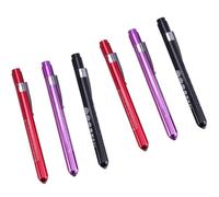 NUOBESTY Linterna LED Tipo Bolígrafo Portátil 6 Piezas Luz Blanca y Amarilla sin Batería Reutilizable y Multifuncional para Uso Diario y Seguridad Hogar Color Aleatorio Color Aleatorio