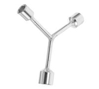 NUOBESTY Llave Manual Triangular Tipo Desmontaje de Manteles de Mesa de Billar Herramienta de Llave de Tres Vías de Tubo Grueso para Mantenimiento Doméstico y Profesional