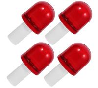 NUOBESTY Luces Intermitentes para Conos de Tráfico 4 Piezas Lámparas de Advertencia Portátiles para Emergencias y Estacionamiento Resistentes al Agua para Seguridad Vial Nocturna