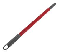 NUOBESTY Mango de Trapeador de Metal Ajustable de Hierro 3 Secciones Compatible con Vileda y para Limpieza de Pisos