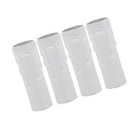 NUOBESTY Manguitos De Brida E14 Para Base De Lámpara, Cubiertas Para Portalámparas De Araña Cristal, Accesorio De Iluminación Compacto, 4 Piezas, Para Candelabros y Lámparas Decorativas