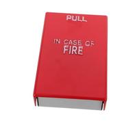 NUOBESTY Manual Pull Station Fire Alarm Switch Heat Resistant Emergency Safety Button with English Instructions For Offices Hotels Restaurants and Schools