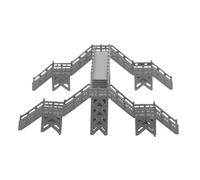 NUOBESTY Maqueta De Pasarela Mesa De Arena Y Diseño De Vías Férreas para Decorar Pasarelas - Juego De Construcción DIY para Maquetas De Juguetes Y Decoración del Hogar