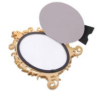 NUOBESTY Marco de Fotos Vintage Ovalado de Resina Antigua 8 Pulgadas, Marco Decorativo Retro para Escritorio y Pared, Decoración Vintage para Sala de Estar y Oficina Estilo Aleatorio