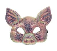 NUOBESTY Máscara de Cerdo Brillo para Fiesta y Cosplay, Hecha de Eva Banda Elástica Resistente al Desgaste, Adecuado para Disfraces y Decoraciones de Mascarada