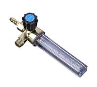 NUOBESTY Medidor de Flujo de Gas Argón y Dióxido de Carbono Reductor de Presión de Aleación, Escala Clara y Larga Duración para Sistema Doméstico de Cerveza