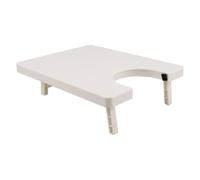 NUOBESTY Mesa Extensible Portátil de Plástico Blanco para Máquina de Coser Soporte Estable y Ampliación del Espacio de Trabajo para Proyectos de Costura y Confección