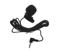 NUOBESTY Micrófono Externo para Coche con Clip Portátil Micrófono Lavalier para Amplificador de Voz Reducción de Ruido Instalación Fácil Compatible con Dispositivos de Audio y Navegación