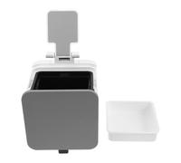 NUOBESTY Mini Basurero con Soporte para Teléfono Portátil y Plegable para Oficina Hogar y Funcionalidad Mantener el