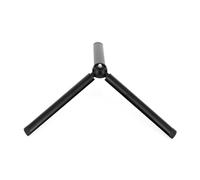 NUOBESTY Mini de Aluminio Portátil con Soporte Estable Compatible con Cámara y Smartphone Extensible Entre Modo Monopod y Tripod para Fotografía y Negro
