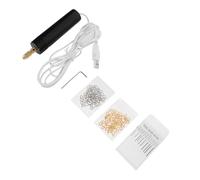 NUOBESTY Mini Taladro Eléctrico Portátil USB Recargable Herramienta de Perforación Manual para Bricolaje y Manualidades Completo con Brocas Intercambiables Fácil de Usar y Práctico para