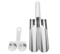 NUOBESTY Molde Manual para Hacer Albóndigas de Acero Inoxidable Prensa Antiadherente para Albóndigas de Carne Pescado y Camarones Herramienta Doméstica Versátil para Cocina Familiar