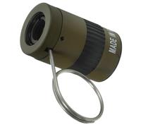 NUOBESTY Monocular De Bolsillo Miniatura para Exteriores, Portátil Monocular De Dedo 2.5x17.5mm, Color Verde Militar, Compacto y Ligero para Camping y Actividades Al Aire Libre