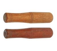 NUOBESTY Mortero de Madera 2 Piezas Varillas para Moler Especias y Ajo Herramienta de Cocina Ecológica Mango Largo para Uso Cómodo y Duradero Adecuado para Preparar Condimentos