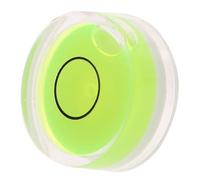 NUOBESTY Nivel de Burbuja Circular 25x10mm para Calibración Rápida y Precisa 10 Piezas de Acrílico Verde Alta Exigencia de Exactitud en Marcos y Murales