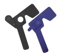 NUOBESTY Oclusor Oftálmico Portátil para Ojos Pediátricos Acabado Mate Antirreflejo de Plástico para Prueba de Agudeza Visual en Clínica 2piezas
