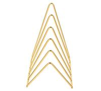 NUOBESTY Organizador de Libros y Platos de Hierro, Sujetalibros de Escritorio Gran Capacidad para Documentos, Adecuado para Oficina y Casa, Acabado Dorado