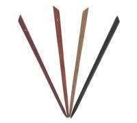 NUOBESTY Palillos Chinos Pelo de Madera de Sándalo, Paquete de 4 Piezas, Diseño Clásico y Elegante, Sujeción Segura y Protección, Ideales para Trabajo y Escuela