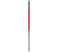 NUOBESTY Palo de fregona telescópico de tres secciones, reemplazo de varilla de trapeador de hierro para limpieza de pisos en baño, compatible con Vileda y