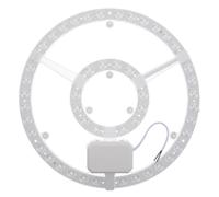 NUOBESTY Panel de bombillas LED circulares, bombilla fluorescente redonda - Módulo de repuesto magnético de montaje empotrado para luz fluorescente circular de 48 W, luz diurna de 6000 K