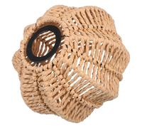 NUOBESTY Pantalla De Lámpara En Forma De Calabaza De Luz Colgante Tejida Pantalla De Lámpara Colgante Boho Sombra De Luz De Techo Planchar Beige