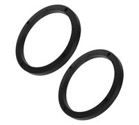 NUOBESTY Par de Adaptadores Espaciadores para Altavoces de Coche de 65 Pulgadas Soporte Adaptador de Plástico Resistente Anillo Espaciador para Sistema de Audio Automotriz Instalación