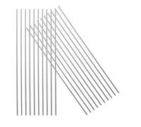 NUOBESTY Pasadores de Acero Inoxidable 2x200 Mm, Kit 20 Piezas para Tablero de Bloqueo Crochet, Varillas para Manualidades Diy, Accesorios para Tapetes y Marcadores de Ganchillo