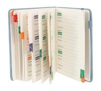 NUOBESTY Password Notebook con Pestañas Alfabéticas Coloridas para Registro de Contraseñas Internet Cuaderno Pequeño Portátil para Dirección Web y Organizador de Claves para Personas