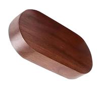 NUOBESTY Peana de Madera de Nogal Color Café, Base Fija Estable | Expositor Rectangular para Mesa, Uso en Manualidades y Decoración, Retail y Hogar, Compatibilidad Bonsáis