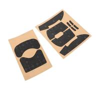 NUOBESTY Pegatinas Antideslizantes para Ratón Gaming Negras Full Cover - Cinta Adhesiva para Agarre y Absorción de Sudor - Almohadilla para Mouse Inalámbrico Compatible - Accesorios para