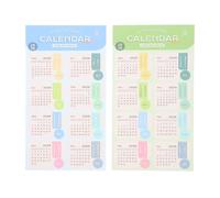 NUOBESTY Pegatinas Calendario Mensual 2026 Con Separadores Adhesivos De Colores Para Diario Y PlanificacióN De Oficina Etiquetas De ÍNdice Para OrganizacióN FáCil Y Lectura Clara
