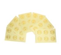 NUOBESTY Pegatinas de Premios Redondas Doradas 36 Unidades Calcomanías Adhesivas para Certificados y Diplomas de Excelencia Suministros Escolares para Reconocimiento y Eventos Educativos