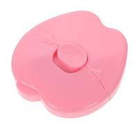 NUOBESTY Peine Recortador para Ñiño Forma de Manzana Recortadora Manual para Cortar Cabello Fino y Puntas Abiertas Mini Peine Rosa Ergonómico para Uso Doméstico y Cuidado Infantil