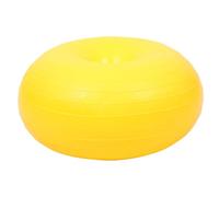 NUOBESTY Pelota de Pilates Amarilla de PVC para Ejercicios de Fortalecimiento y Mejora Postura, Adecuado para Entrenamiento de Fuerza y Pilates en Casa