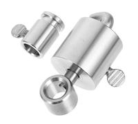 NUOBESTY Peso de Acero Inoxidable para Asador, Tope de Varilla de Rotación | Plata, Pieza de Repuesto para Parrilla Eléctrica, Instalación Sencilla, Componente de Equilibrado para Movimiento Continuo